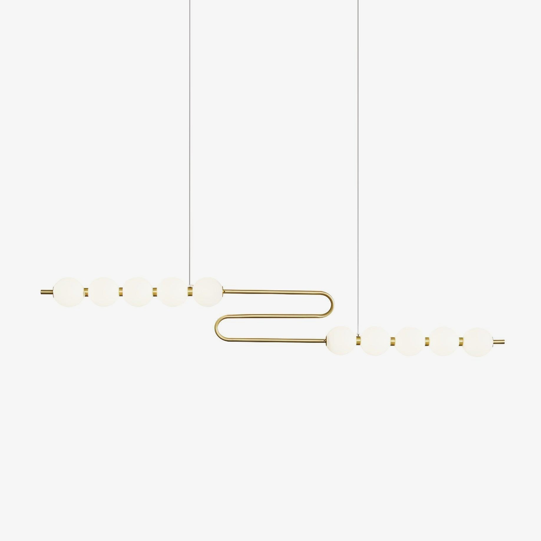 Linea Suspension Laiton Contemporaine