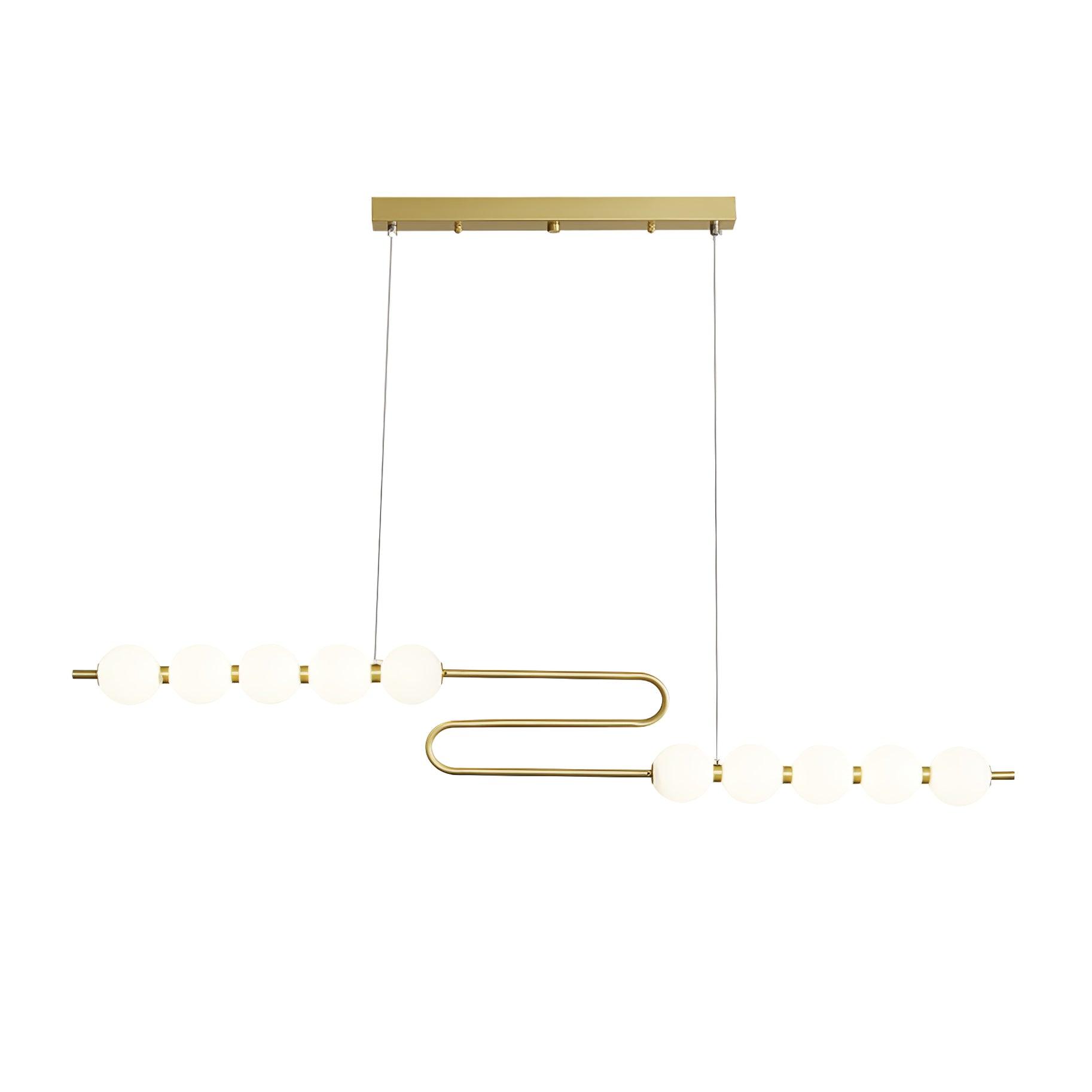 Linea Suspension Laiton Contemporaine