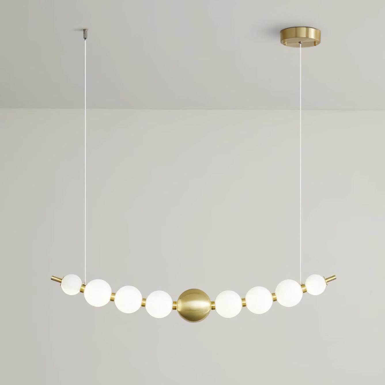 Linea Suspension Laiton Contemporaine