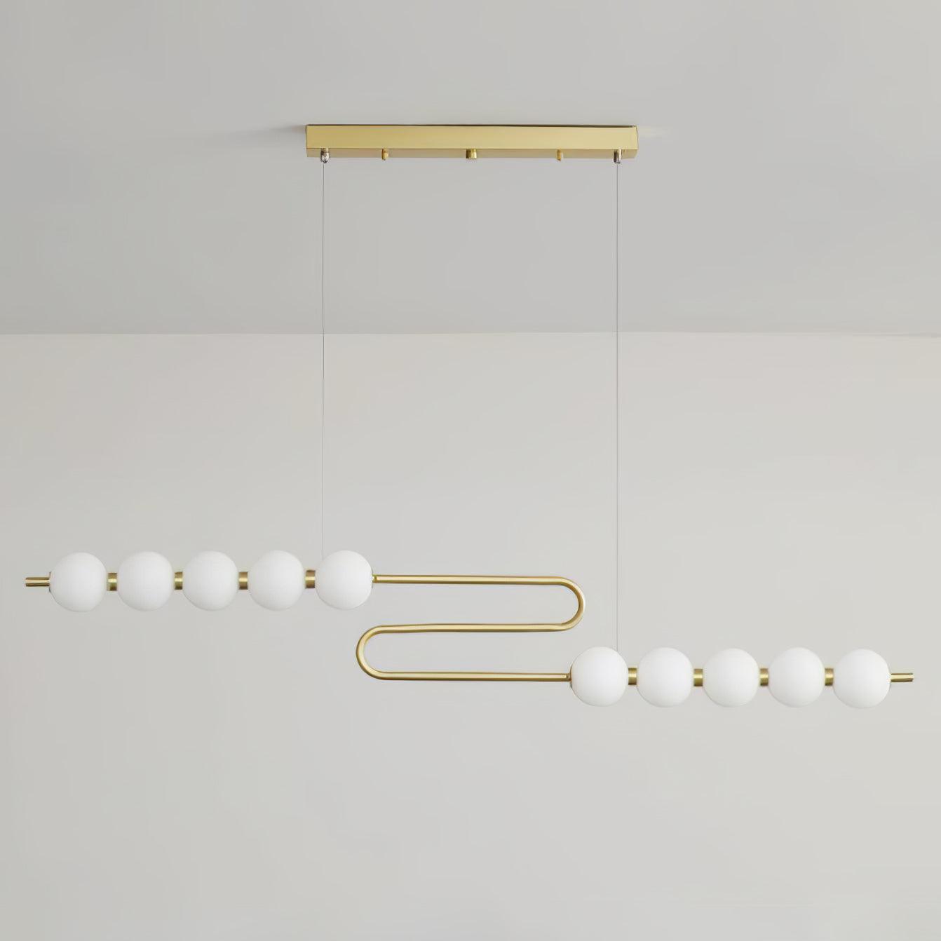 Linea Suspension Laiton Contemporaine