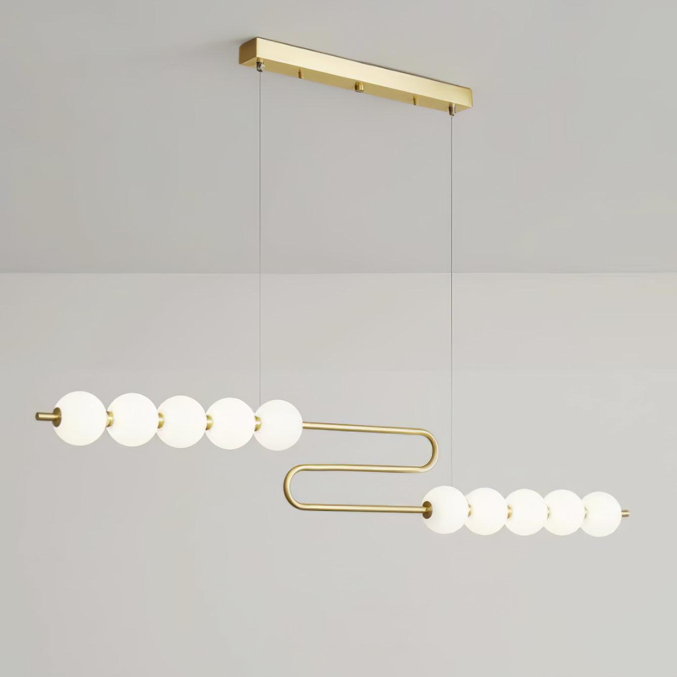 Linea Suspension Laiton Contemporaine