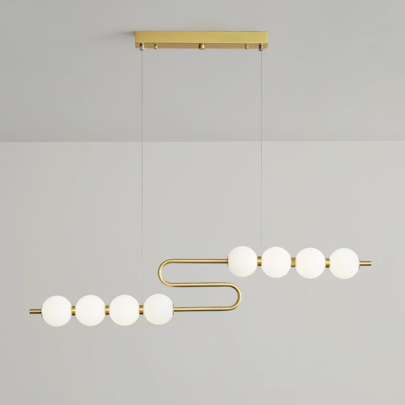 Linea Suspension Laiton Contemporaine