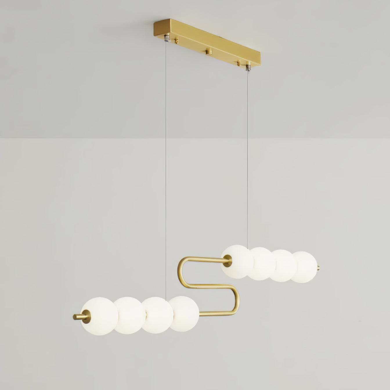 Linea Suspension Laiton Contemporaine