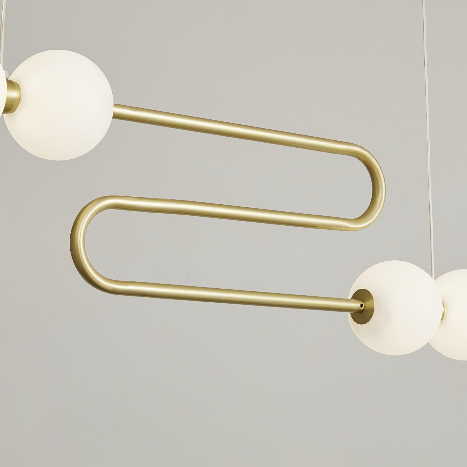 Linea Suspension Laiton Contemporaine