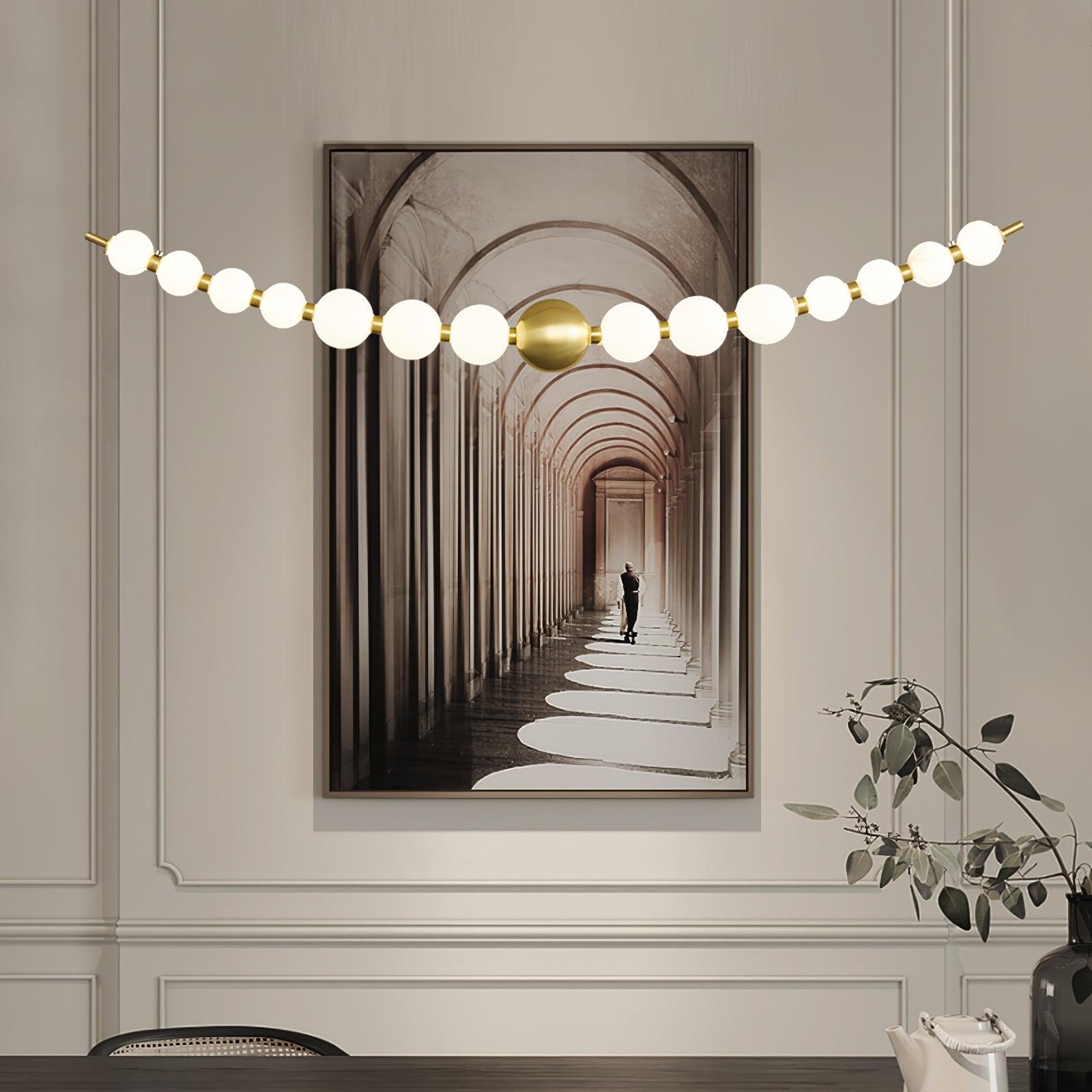 Linea Suspension Laiton Contemporaine