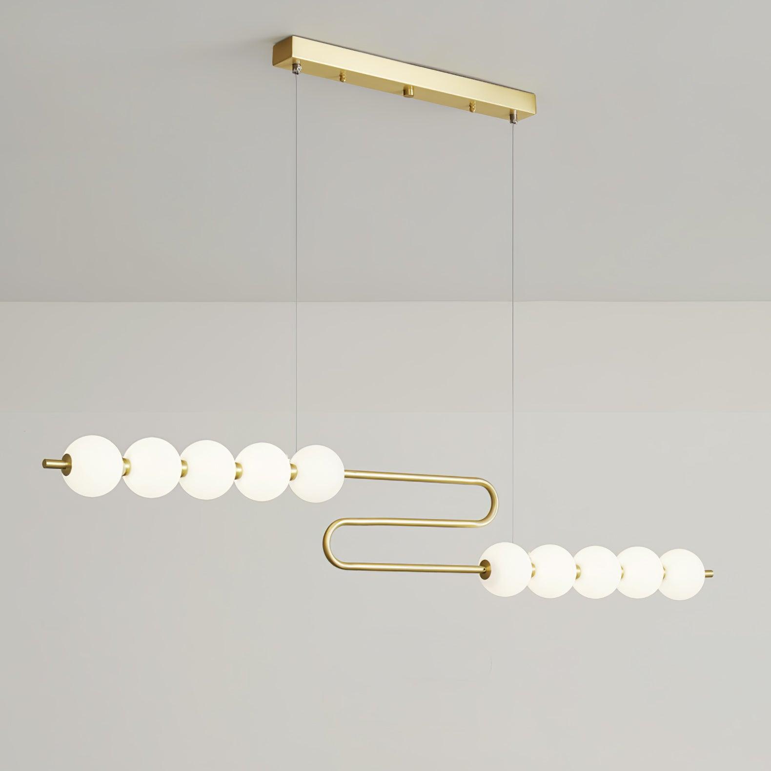 Linea Suspension Laiton Contemporaine