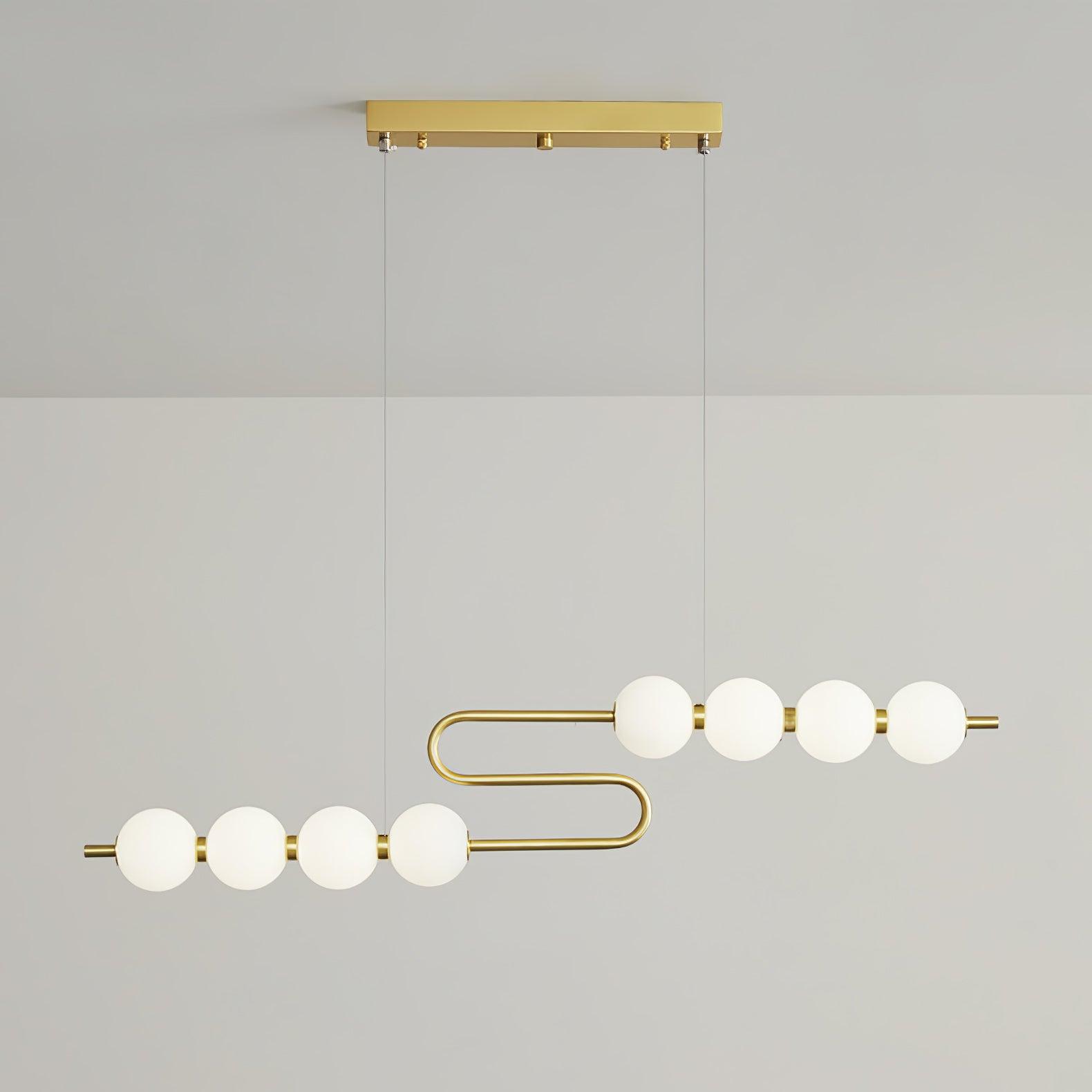 Linea Suspension Laiton Contemporaine