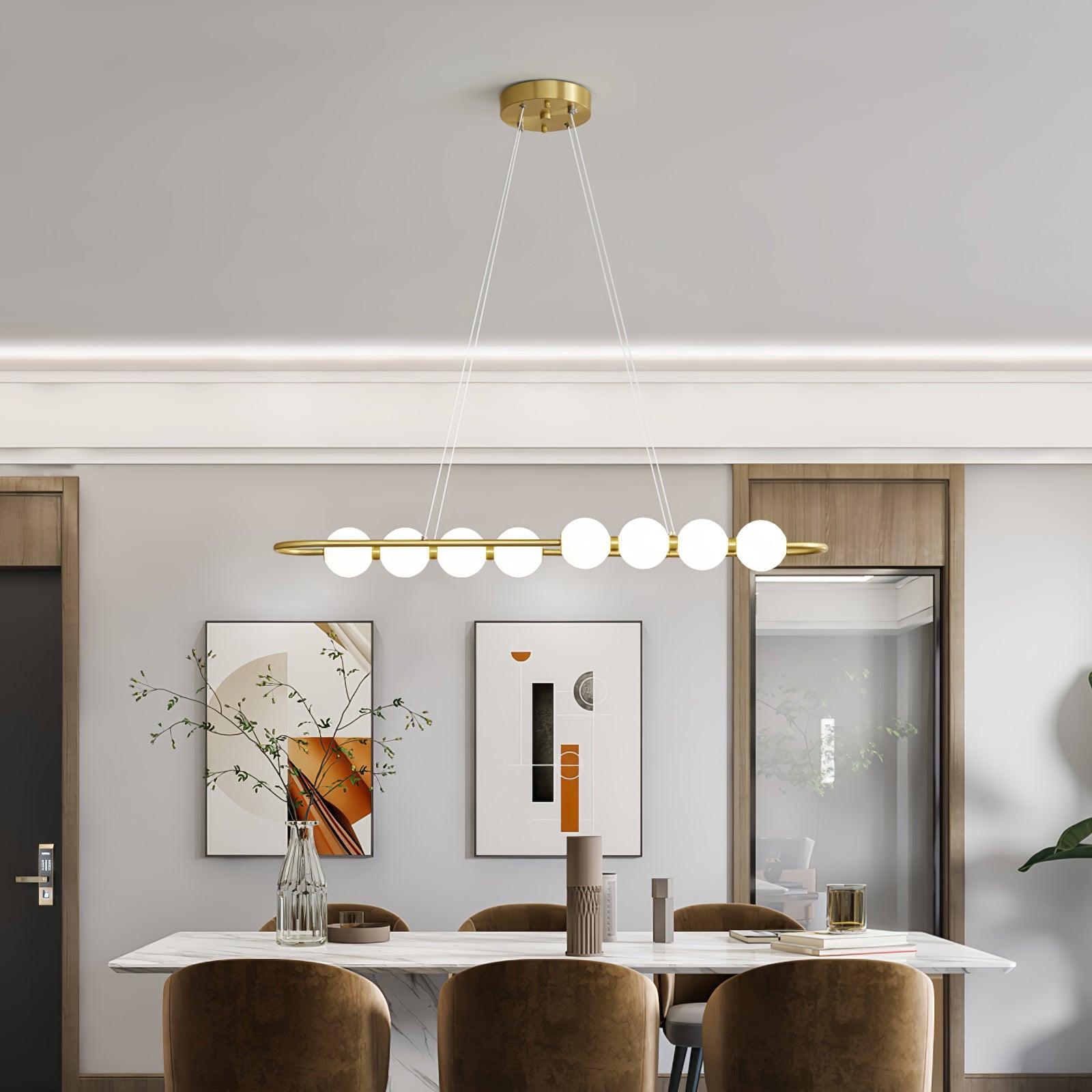 Linea Suspension Laiton Contemporaine