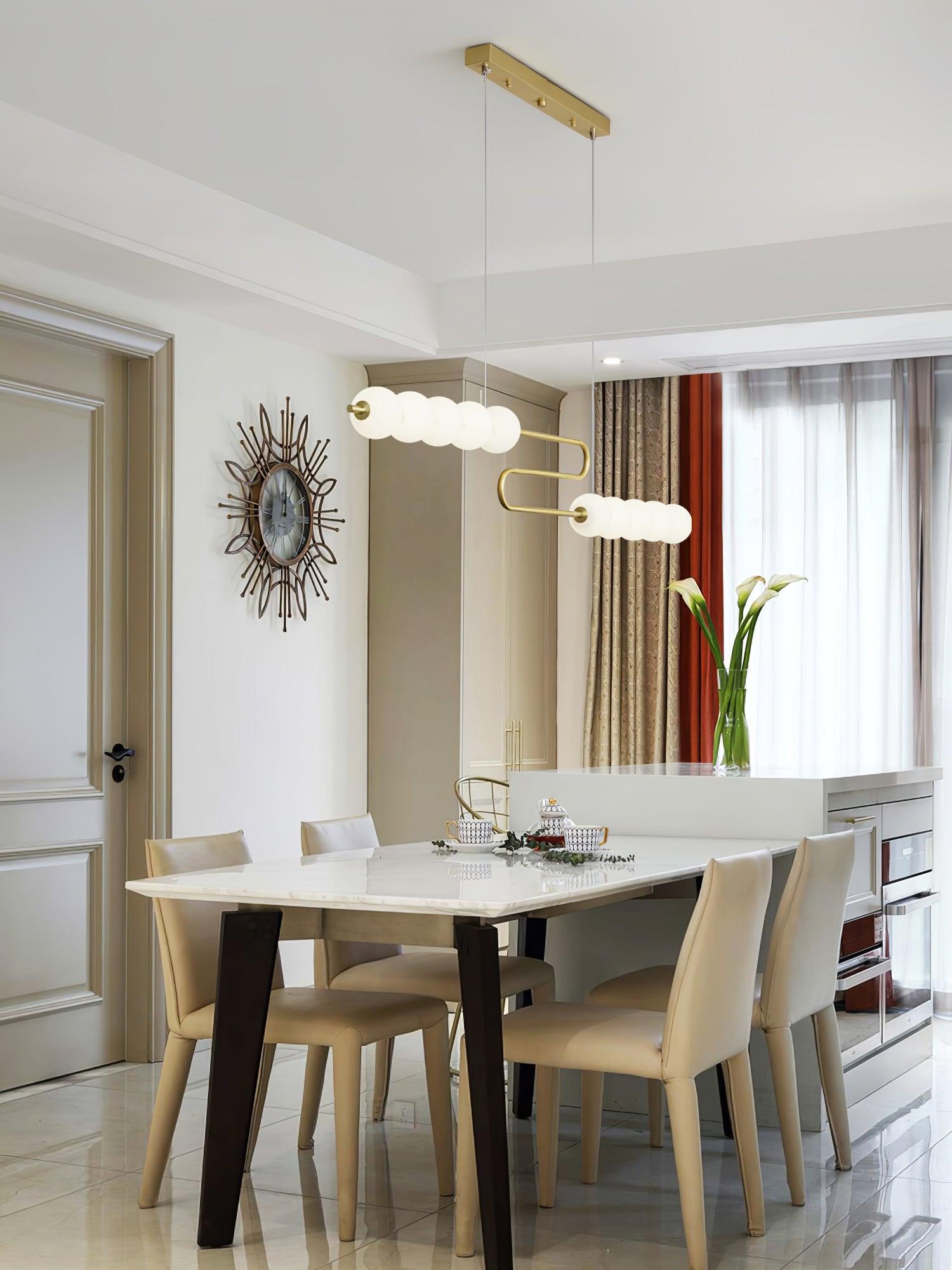 Linea Suspension Laiton Contemporaine