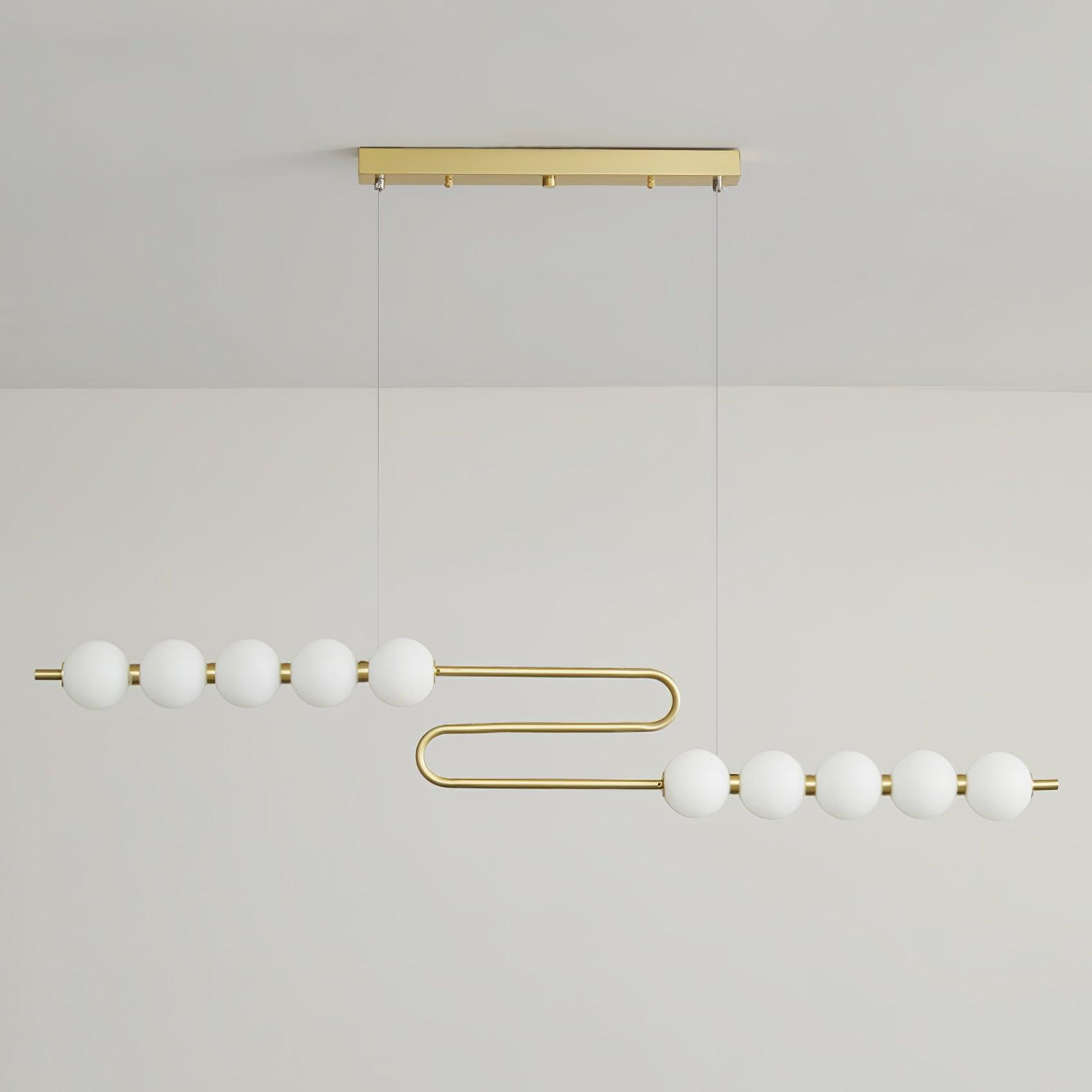 Linea Suspension Laiton Contemporaine