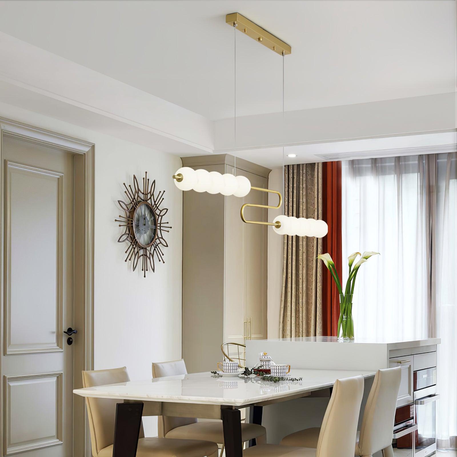 Linea Suspension Laiton Contemporaine