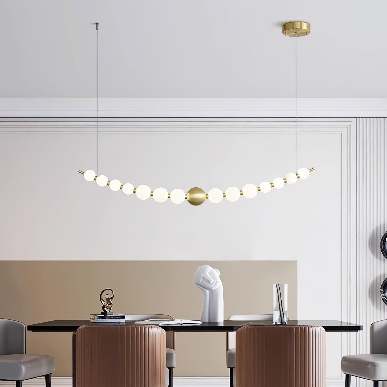 Linea Suspension Laiton Contemporaine