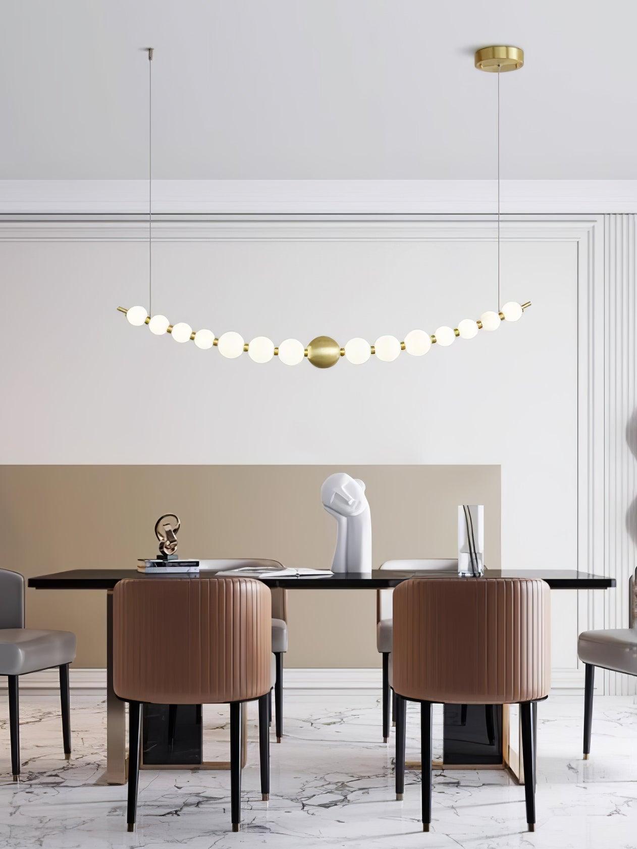 Linea Suspension Laiton Contemporaine