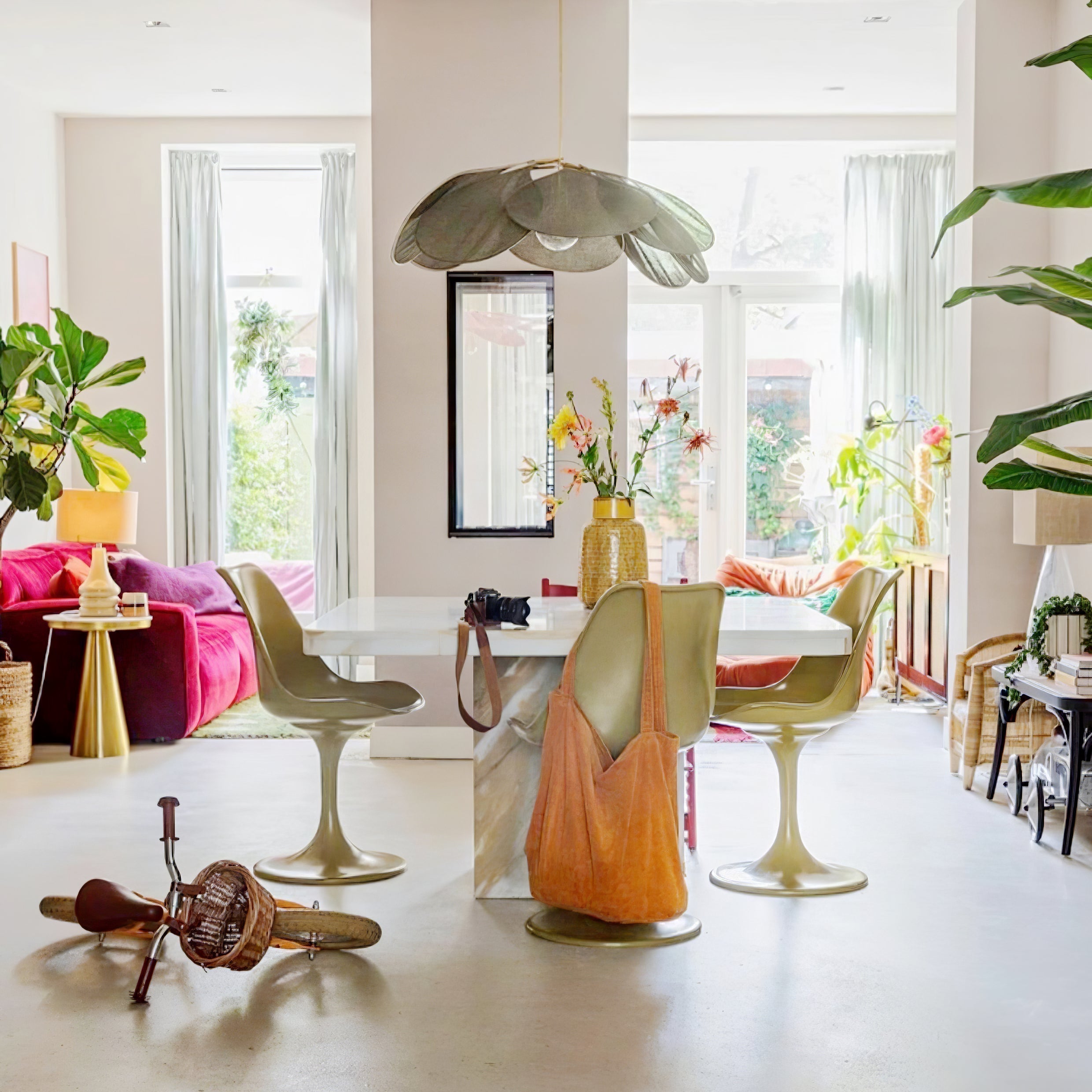 Zerithire Suspension en Tissu Inspiration Naturelle