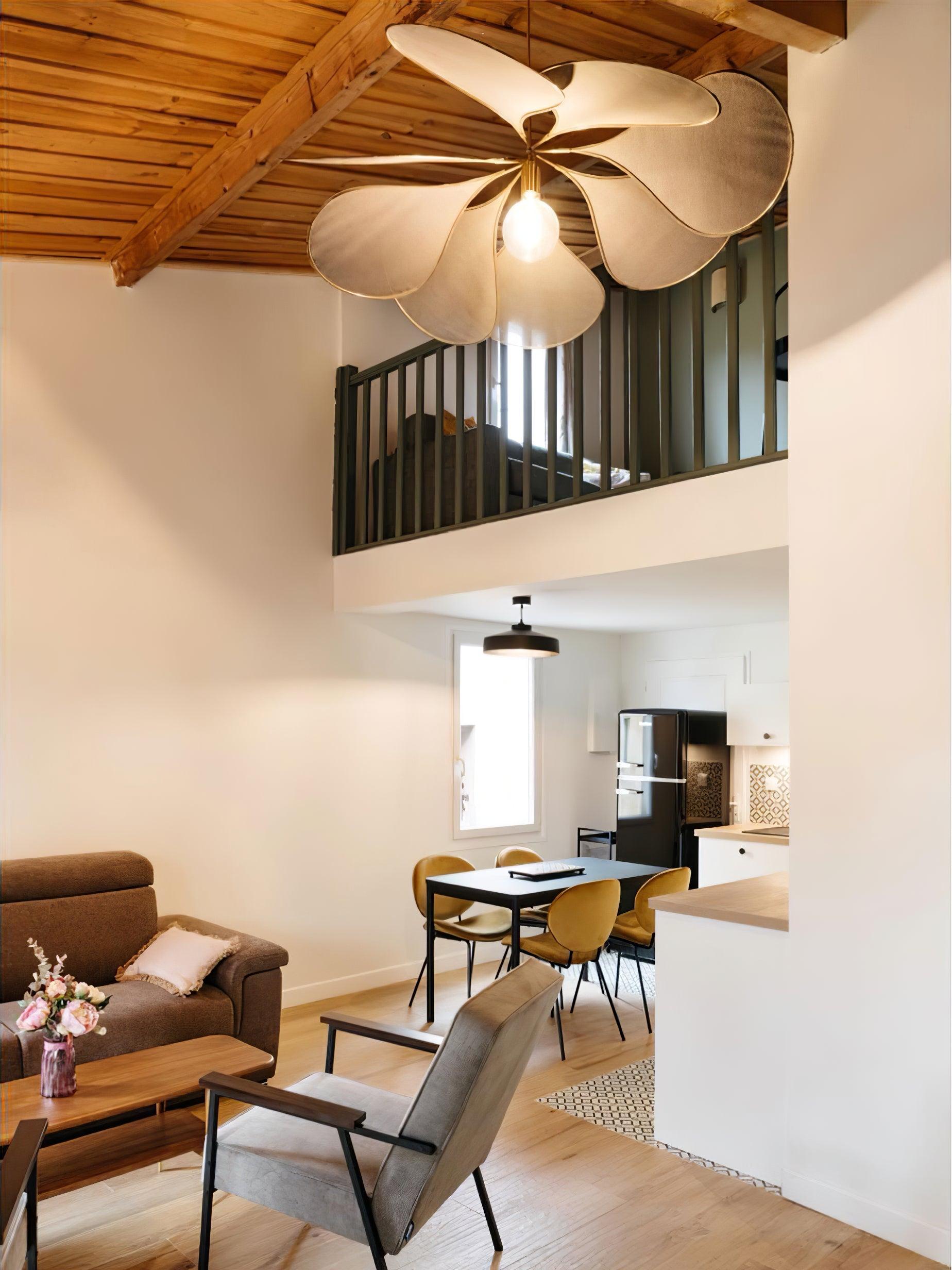 Zerithire Suspension en Tissu Inspiration Naturelle