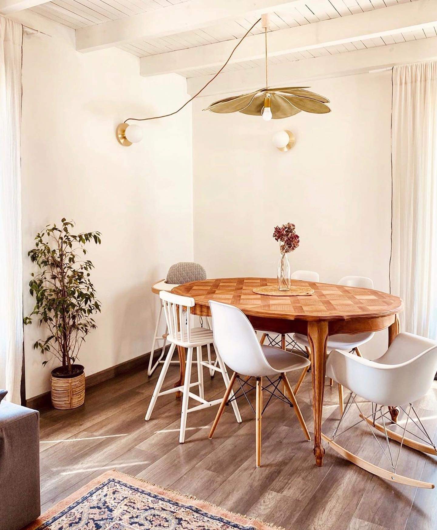 Zerithire Suspension en Tissu Inspiration Naturelle