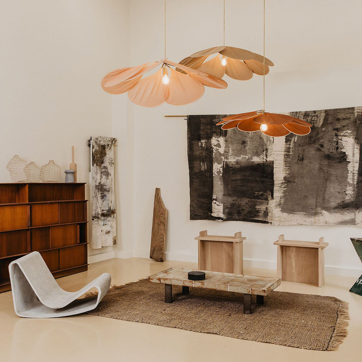 Zerithire Suspension en Tissu Inspiration Naturelle