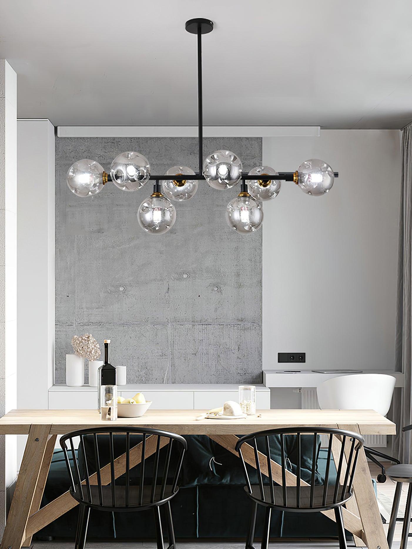 Lustra Suspension Lampe Minimaliste en Acrylique
