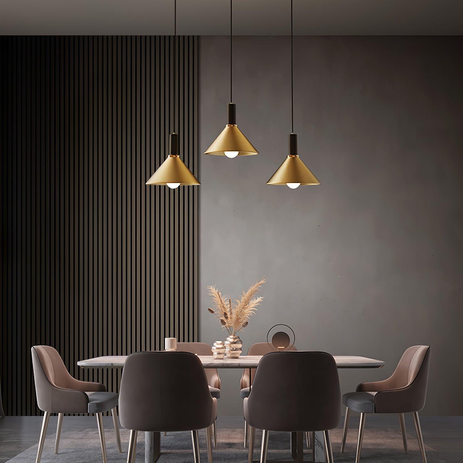 Orion Suspension Conique en Laiton