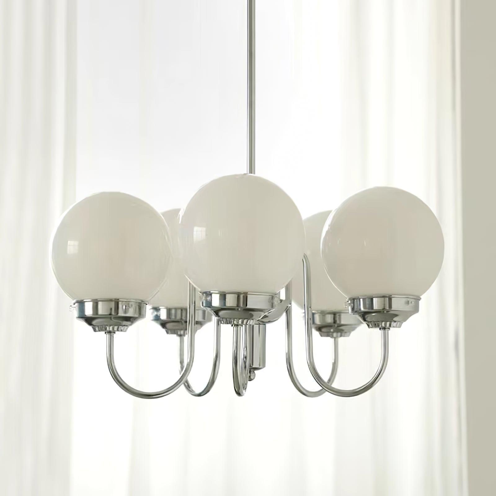 Lustra Lustre Globe Chrome