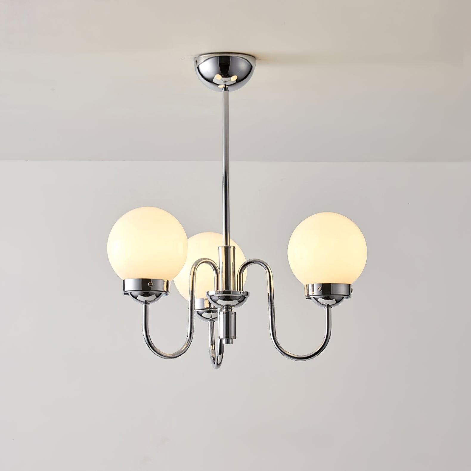 Lustra Lustre Globe Chrome