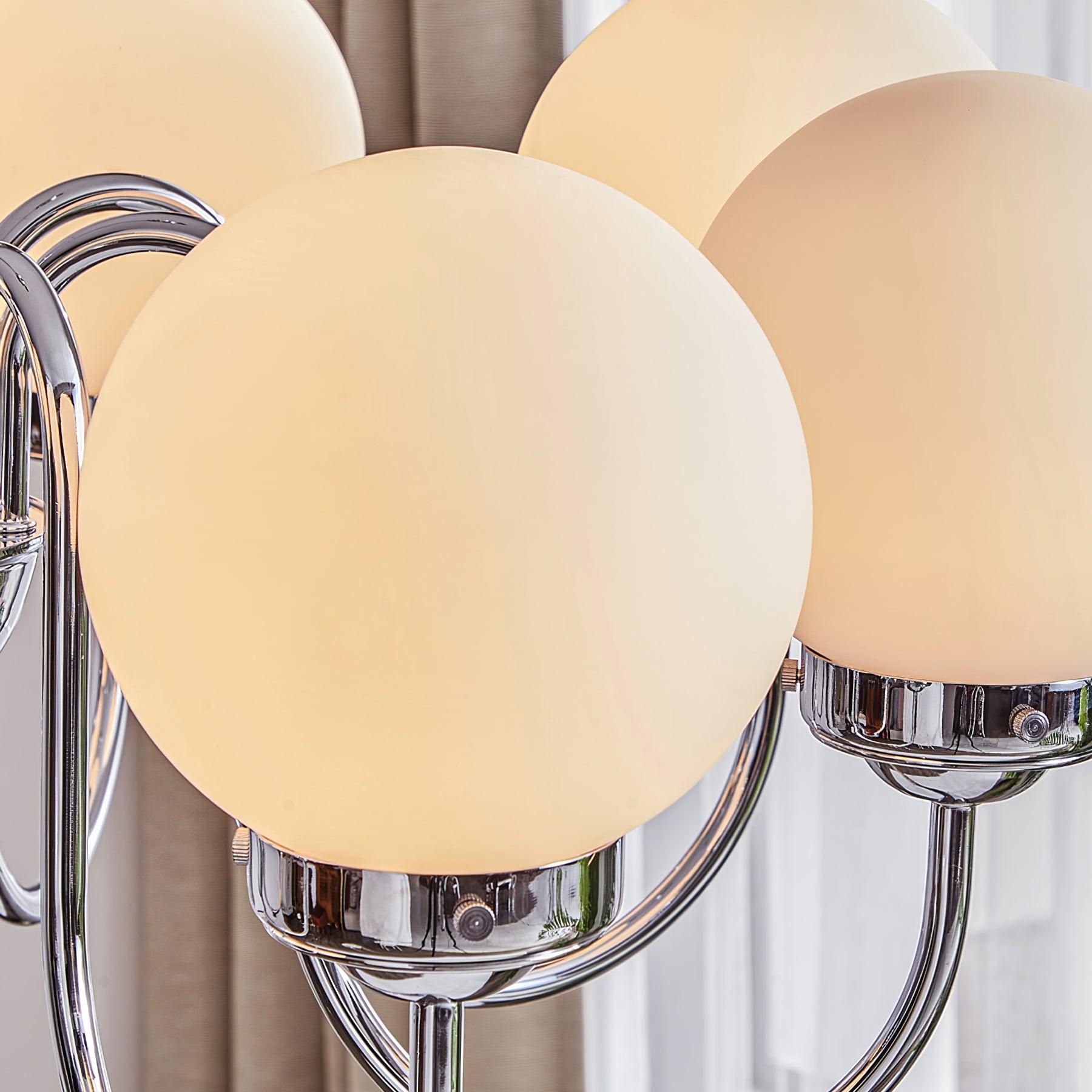 Lustra Lustre Globe Chrome