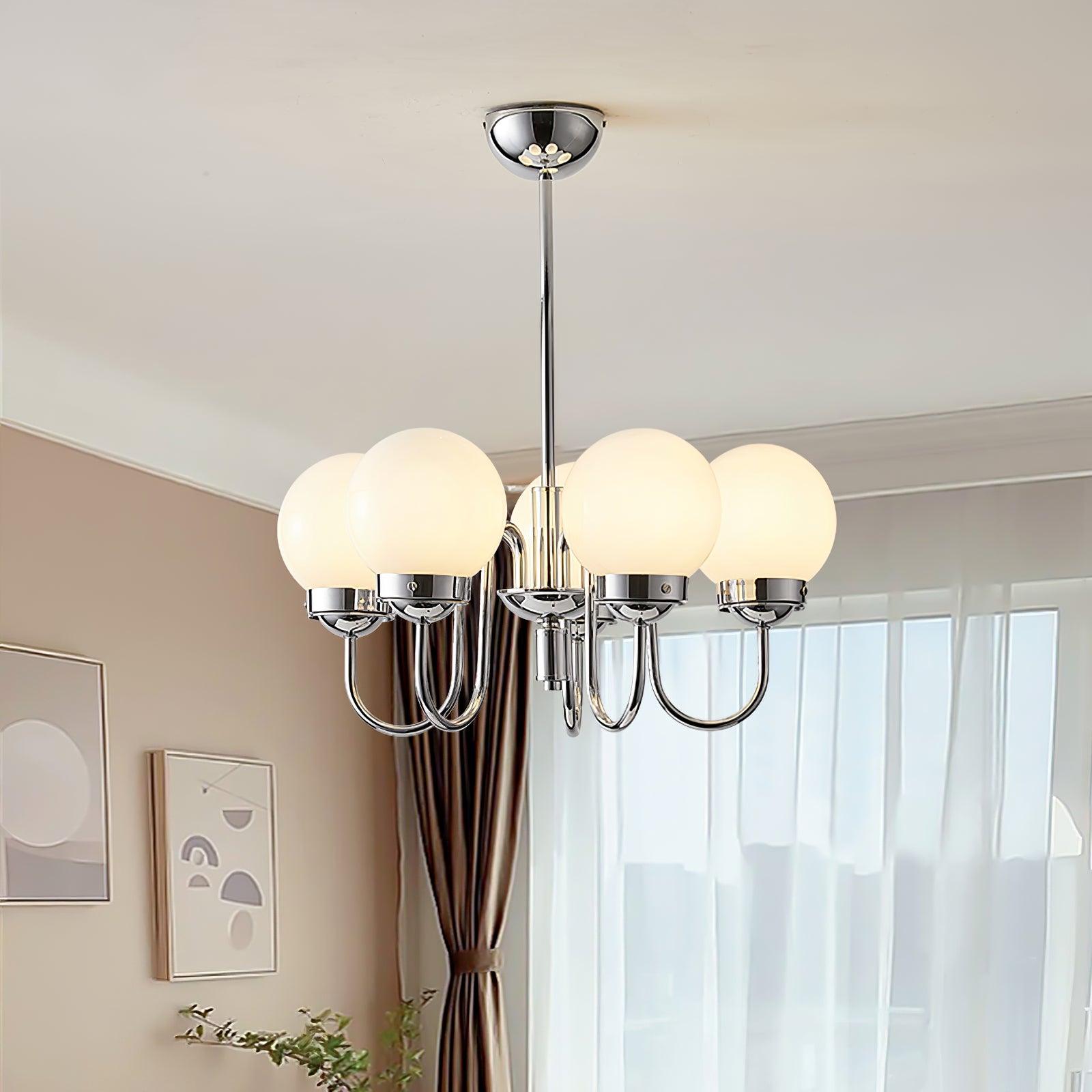 Lustra Lustre Globe Chrome