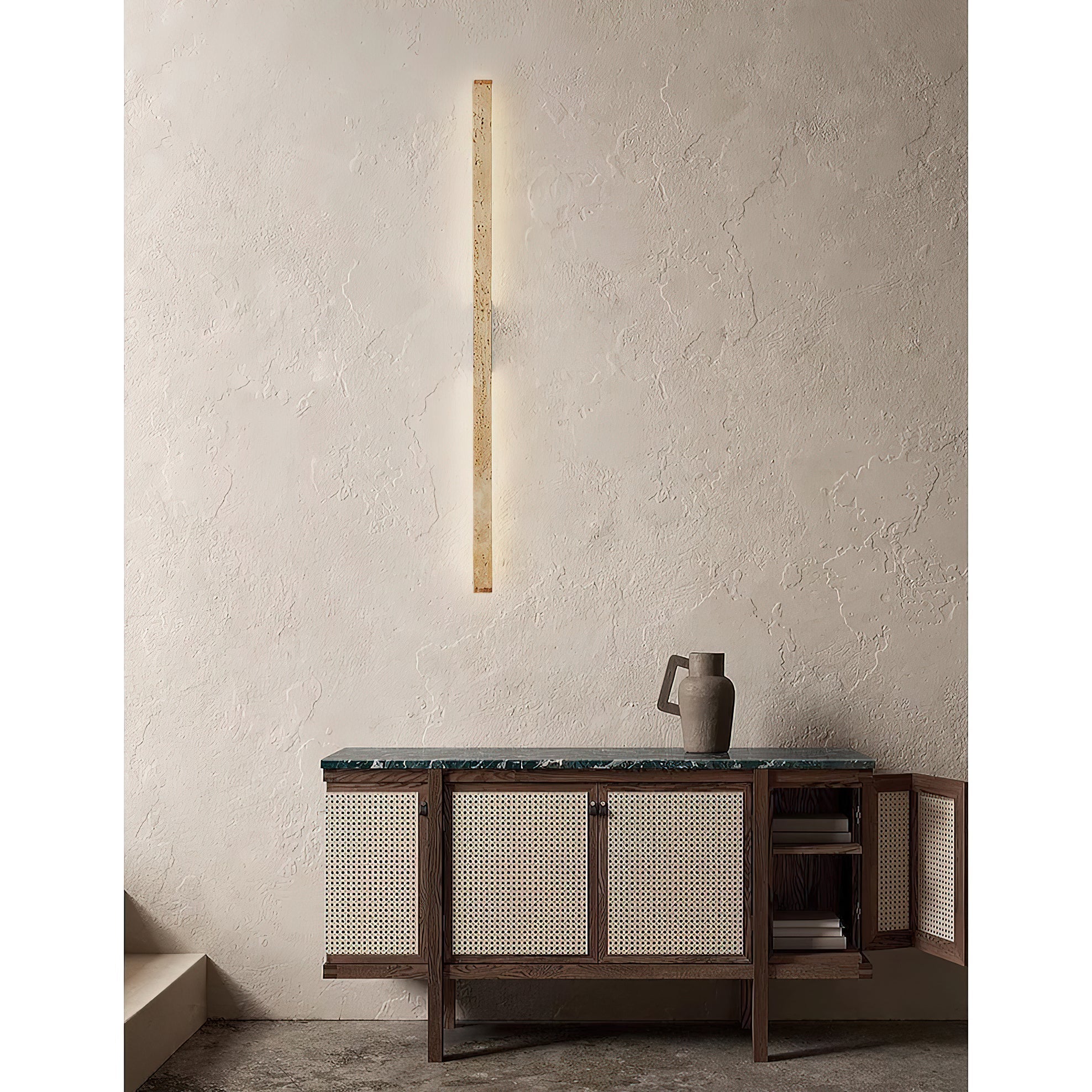 Vivyna Applique Murale Minimaliste En Travertin