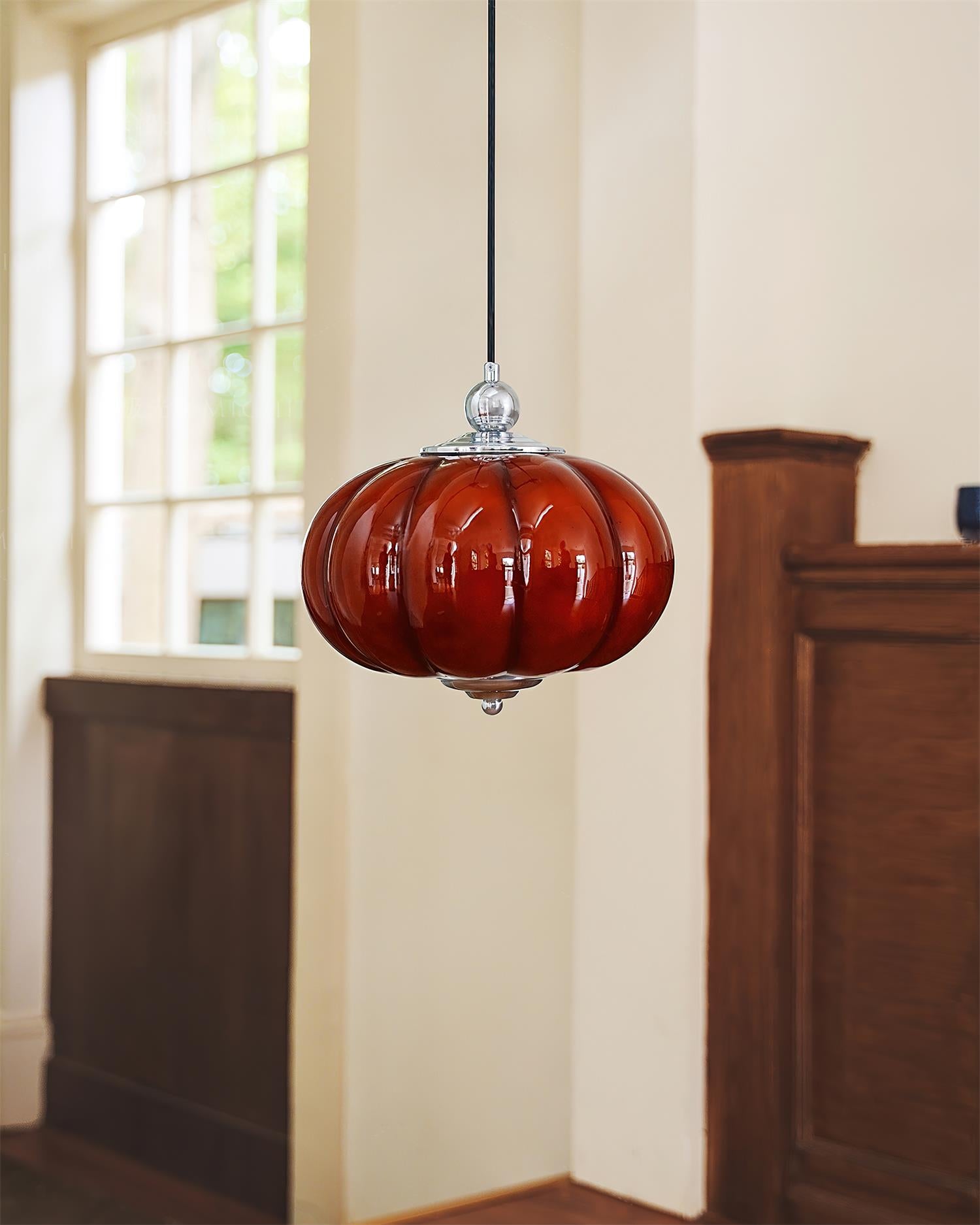 Pumpink Suspension en Verre Vintage