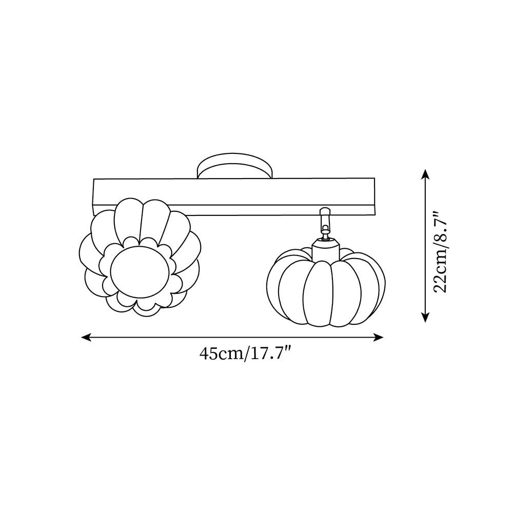 Pumpkin Plafonnier en Bois