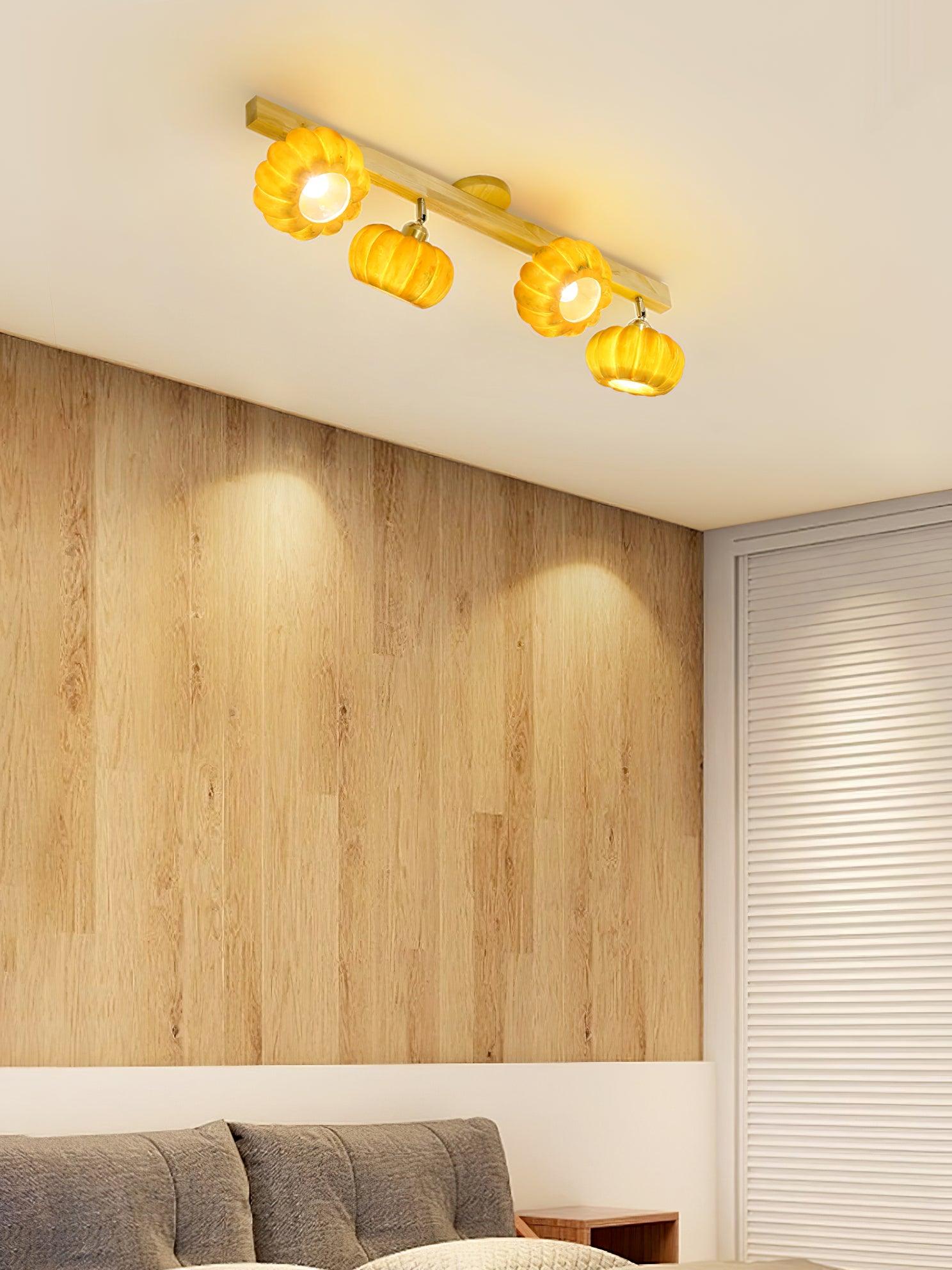 Pumpkin Plafonnier en Bois