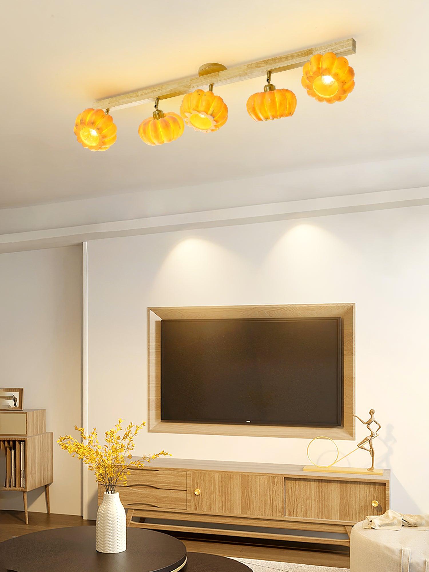 Pumpkin Plafonnier en Bois