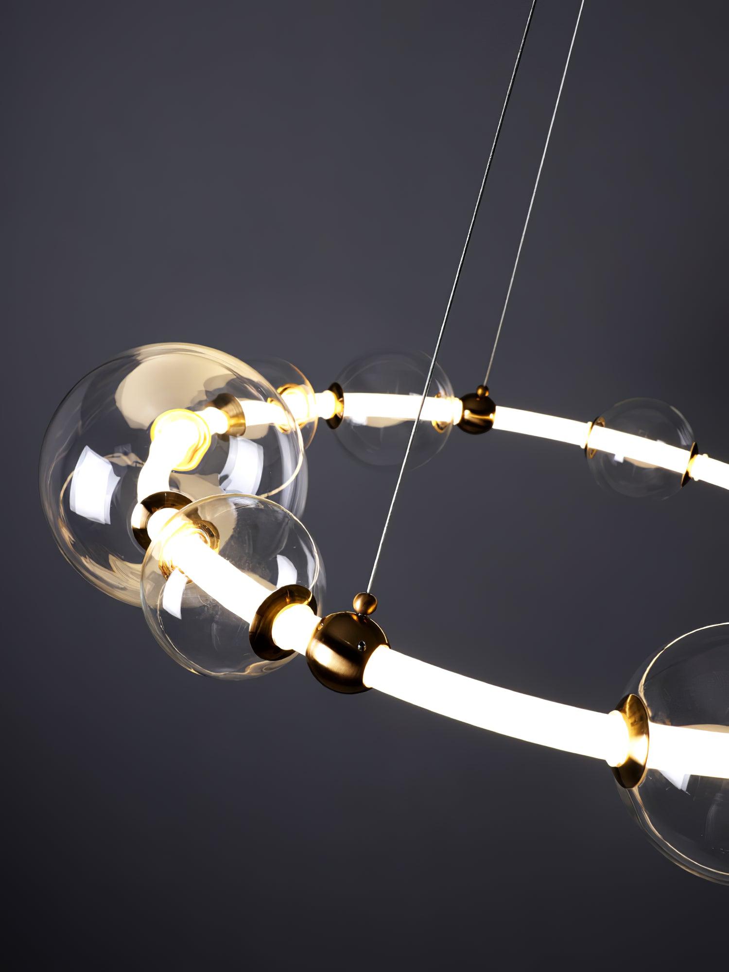 Lustra Lustre en Verre Minimaliste