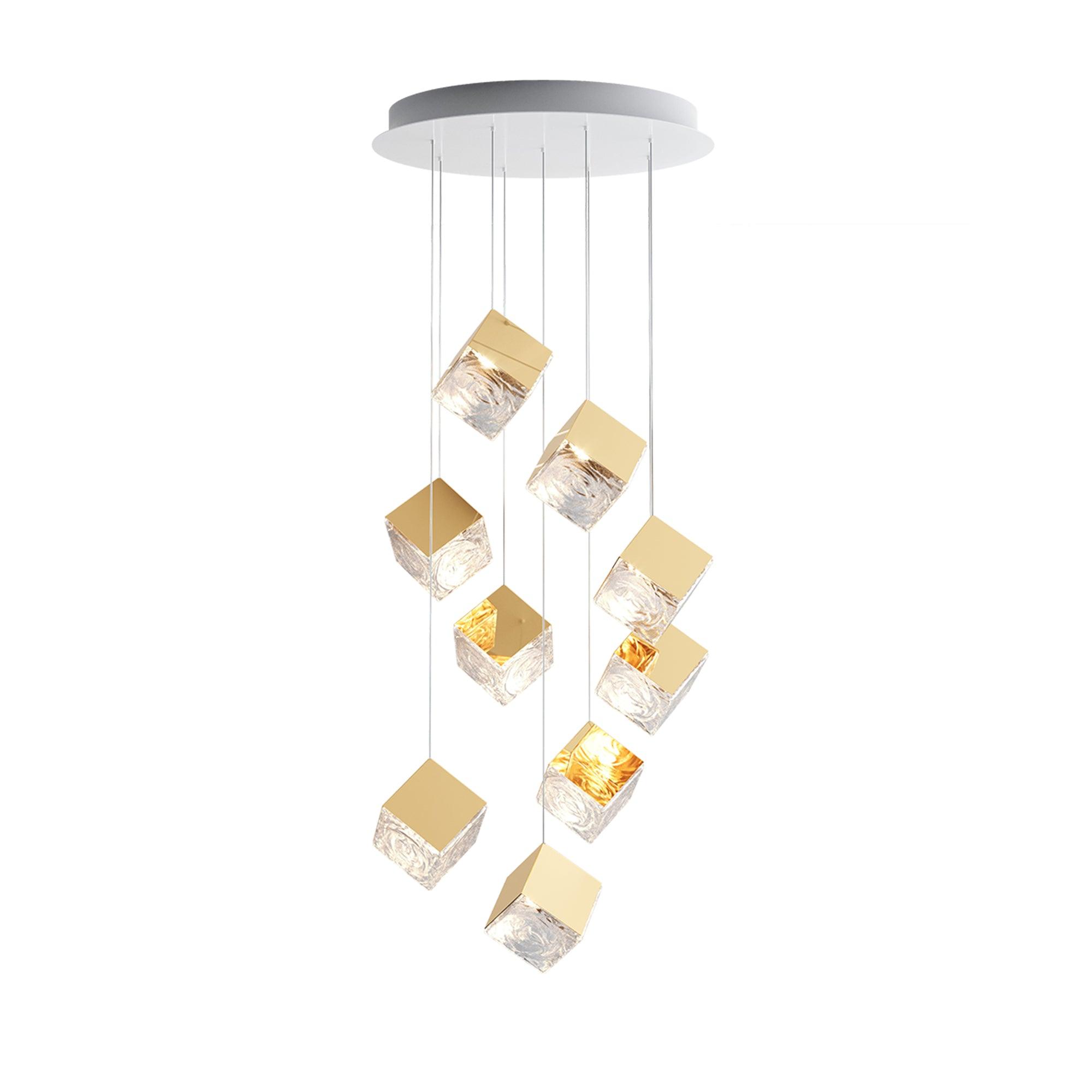 Arco Lustre Cubique Géométrique Artistique