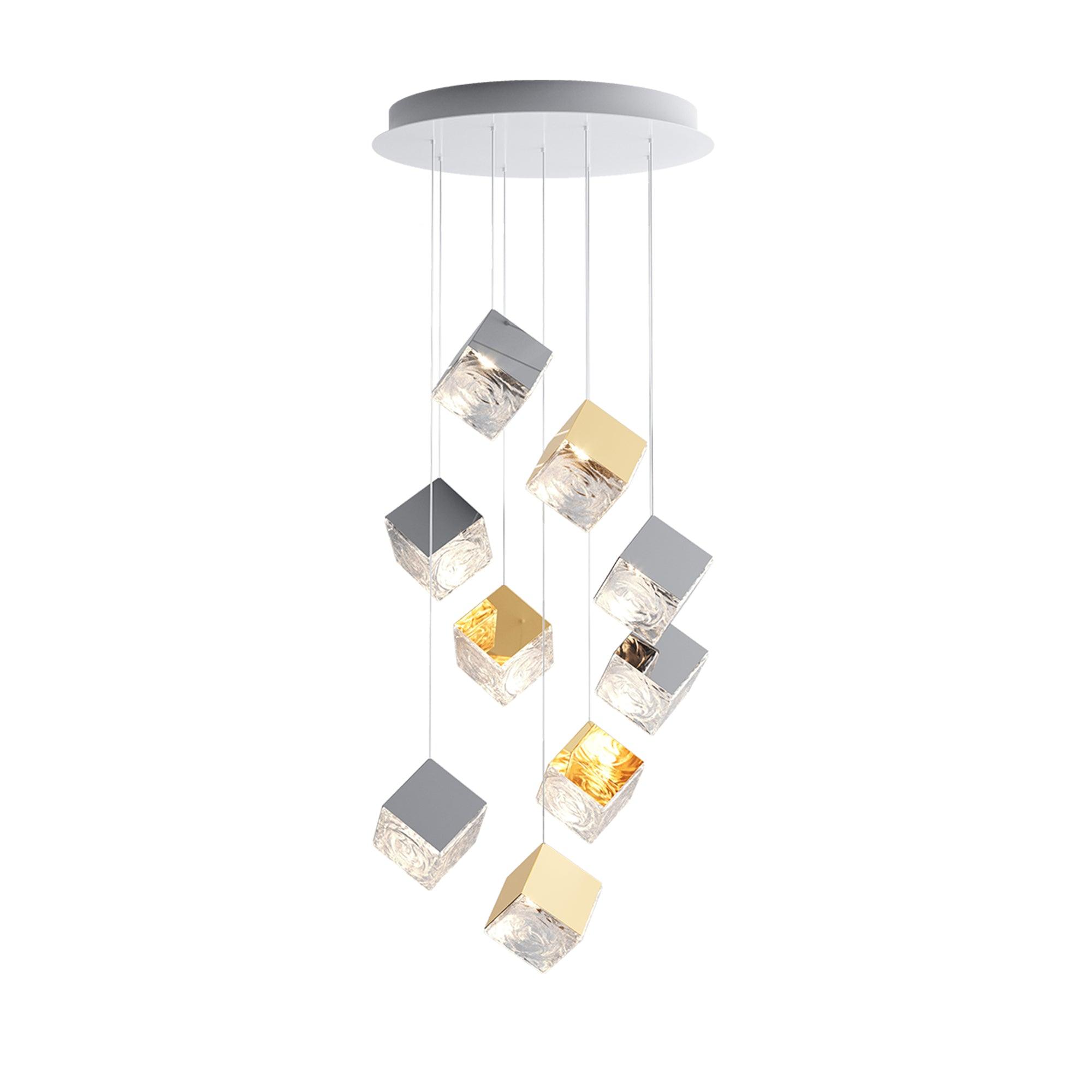 Arco Lustre Cubique Géométrique Artistique