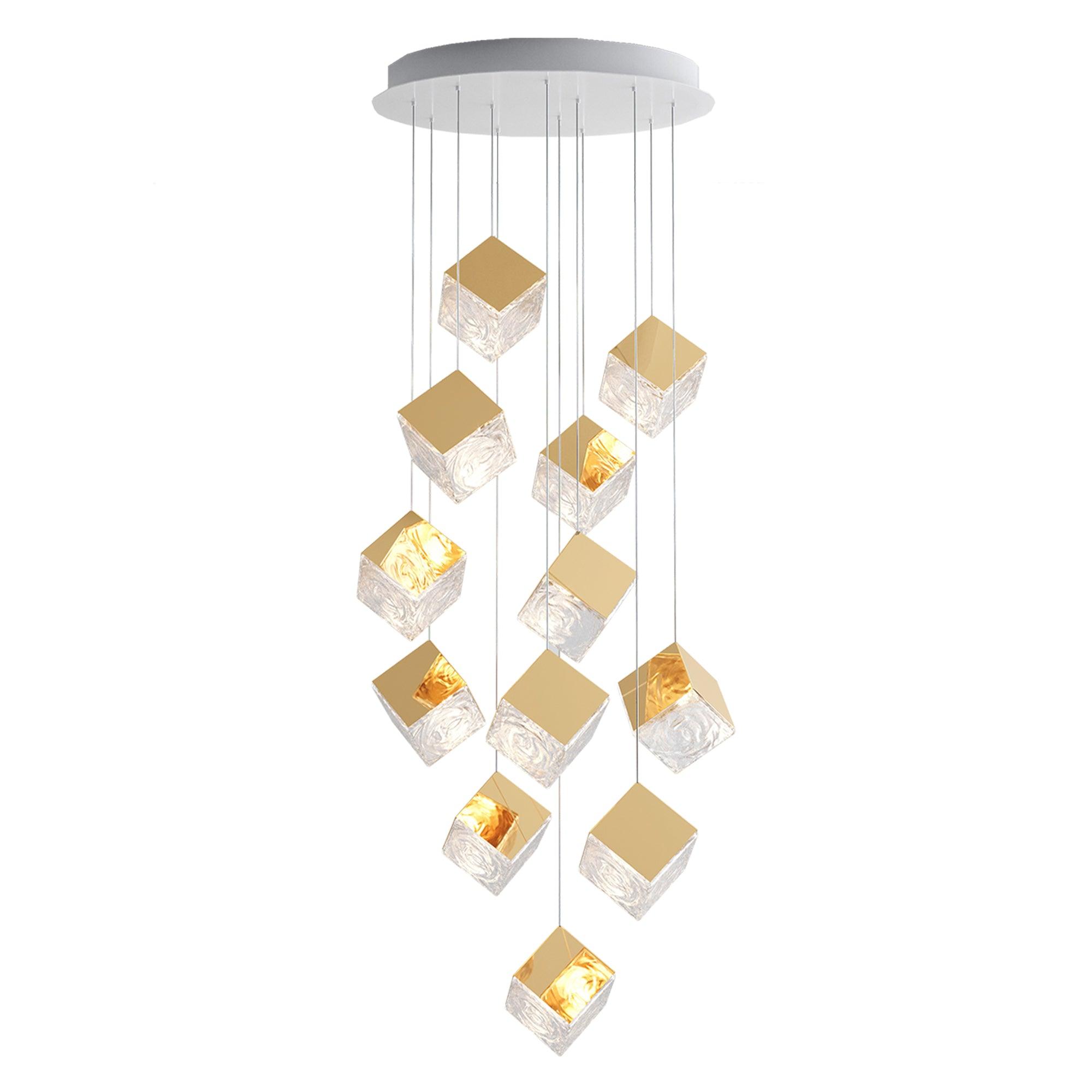 Arco Lustre Cubique Géométrique Artistique
