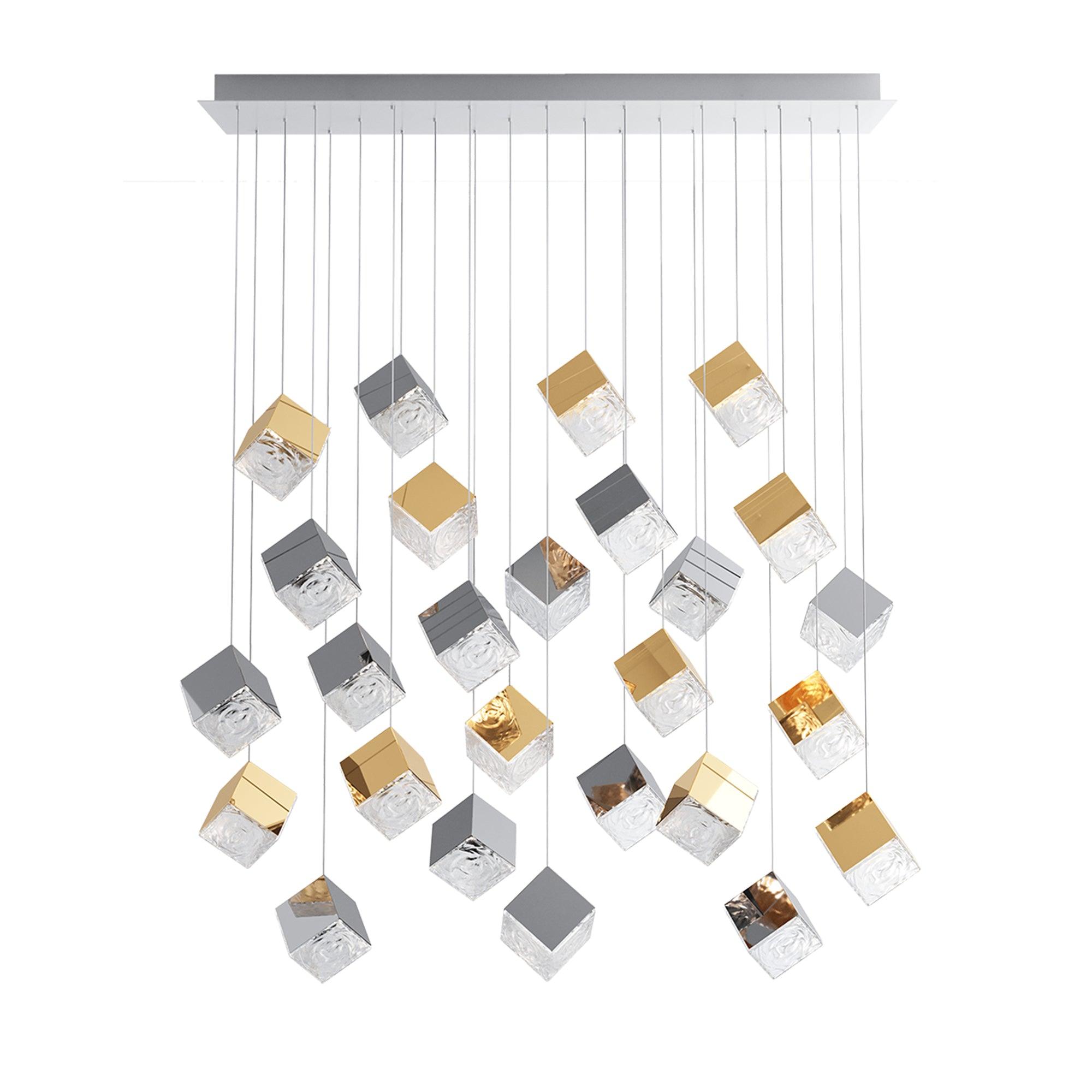 Arco Lustre Cubique Géométrique Artistique