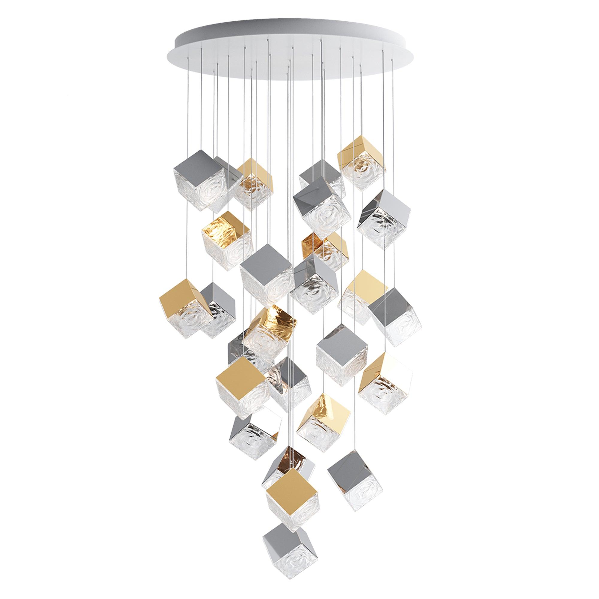 Arco Lustre Cubique Géométrique Artistique