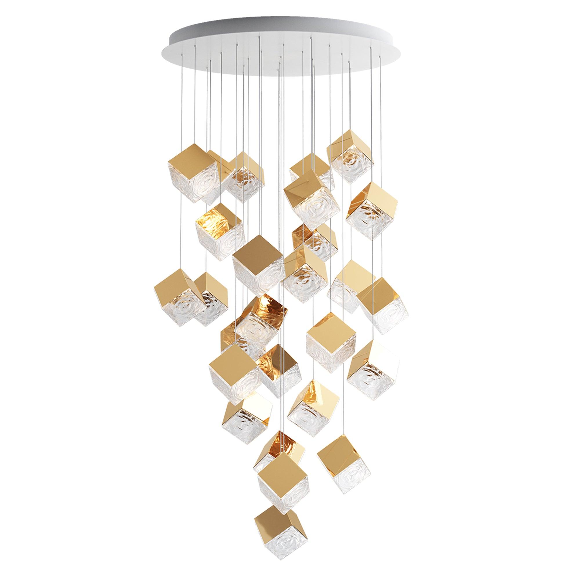 Arco Lustre Cubique Géométrique Artistique