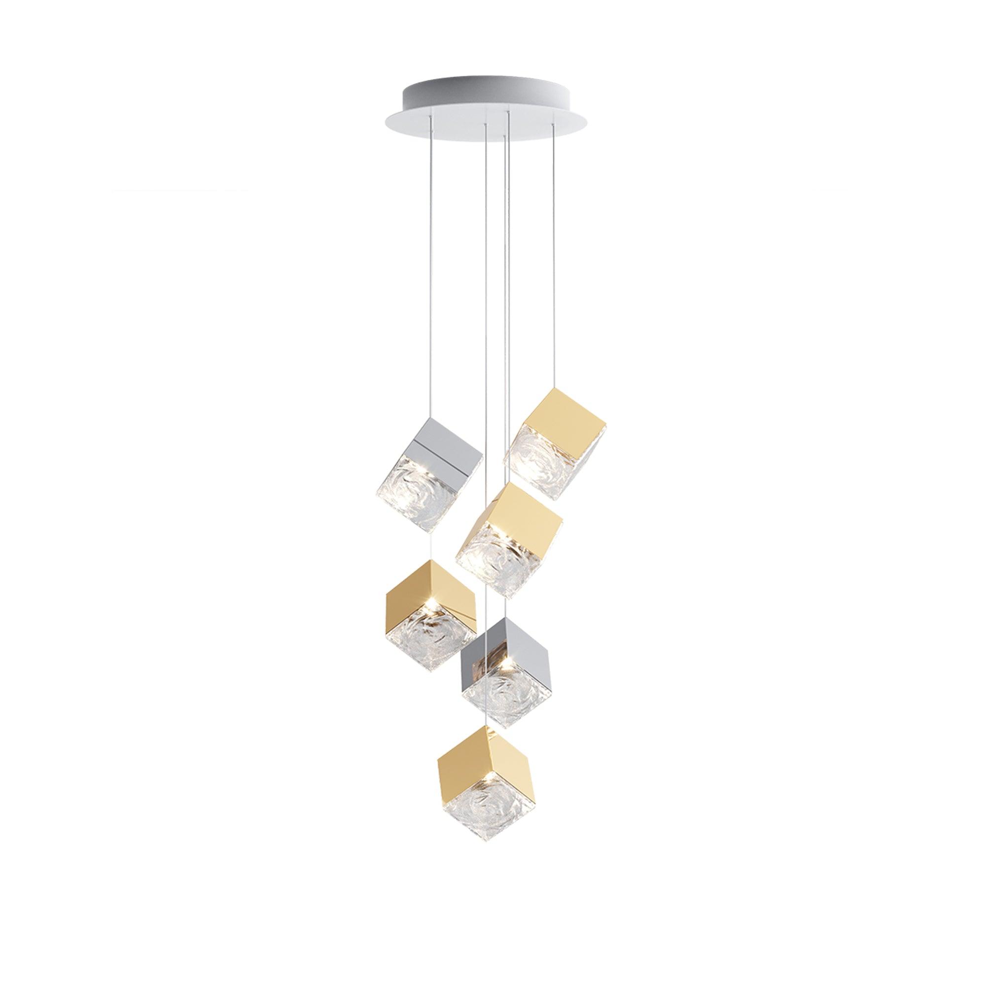 Arco Lustre Cubique Géométrique Artistique