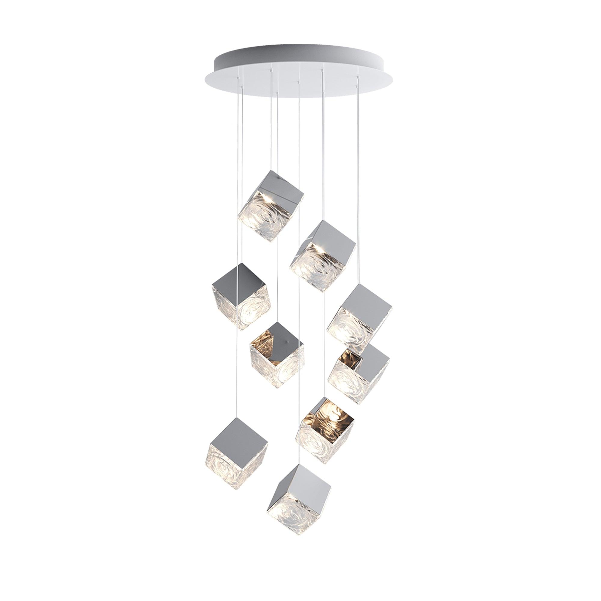 Arco Lustre Cubique Géométrique Artistique