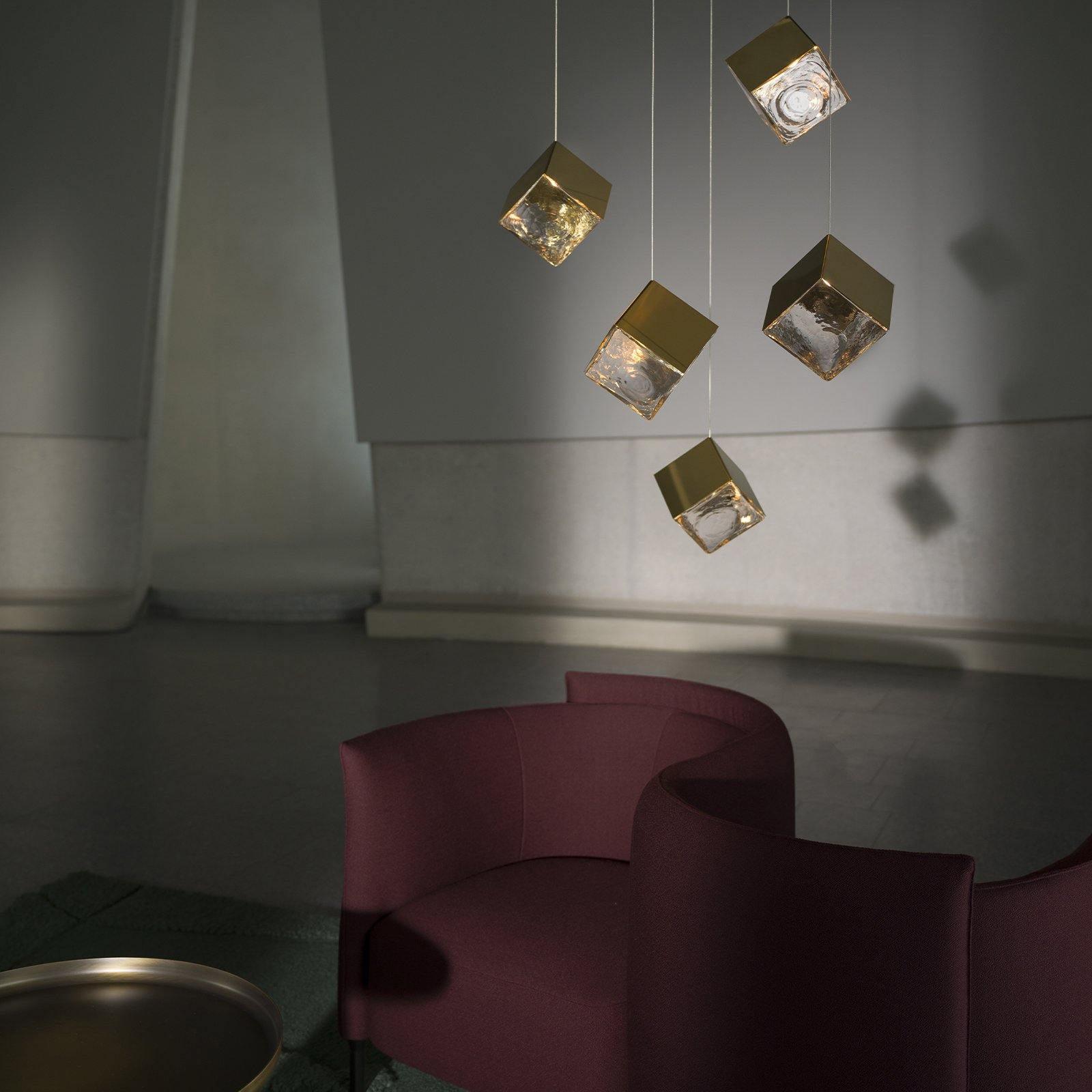 Arco Lustre Cubique Géométrique Artistique