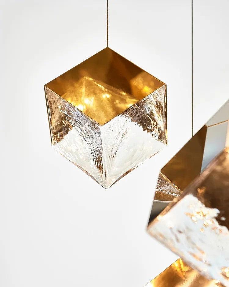 Arco Lustre Cubique Géométrique Artistique