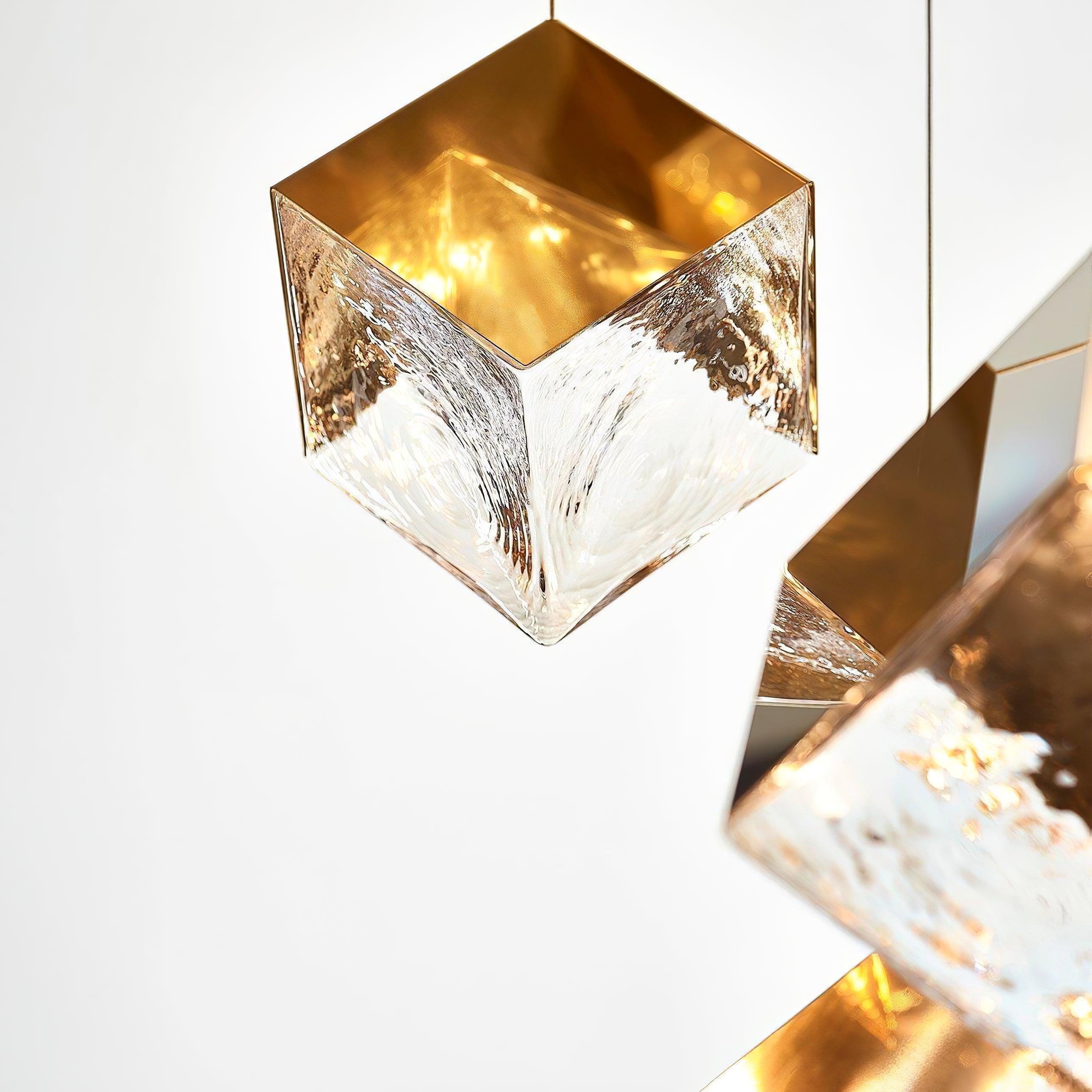 Arco Lustre Cubique Géométrique Artistique