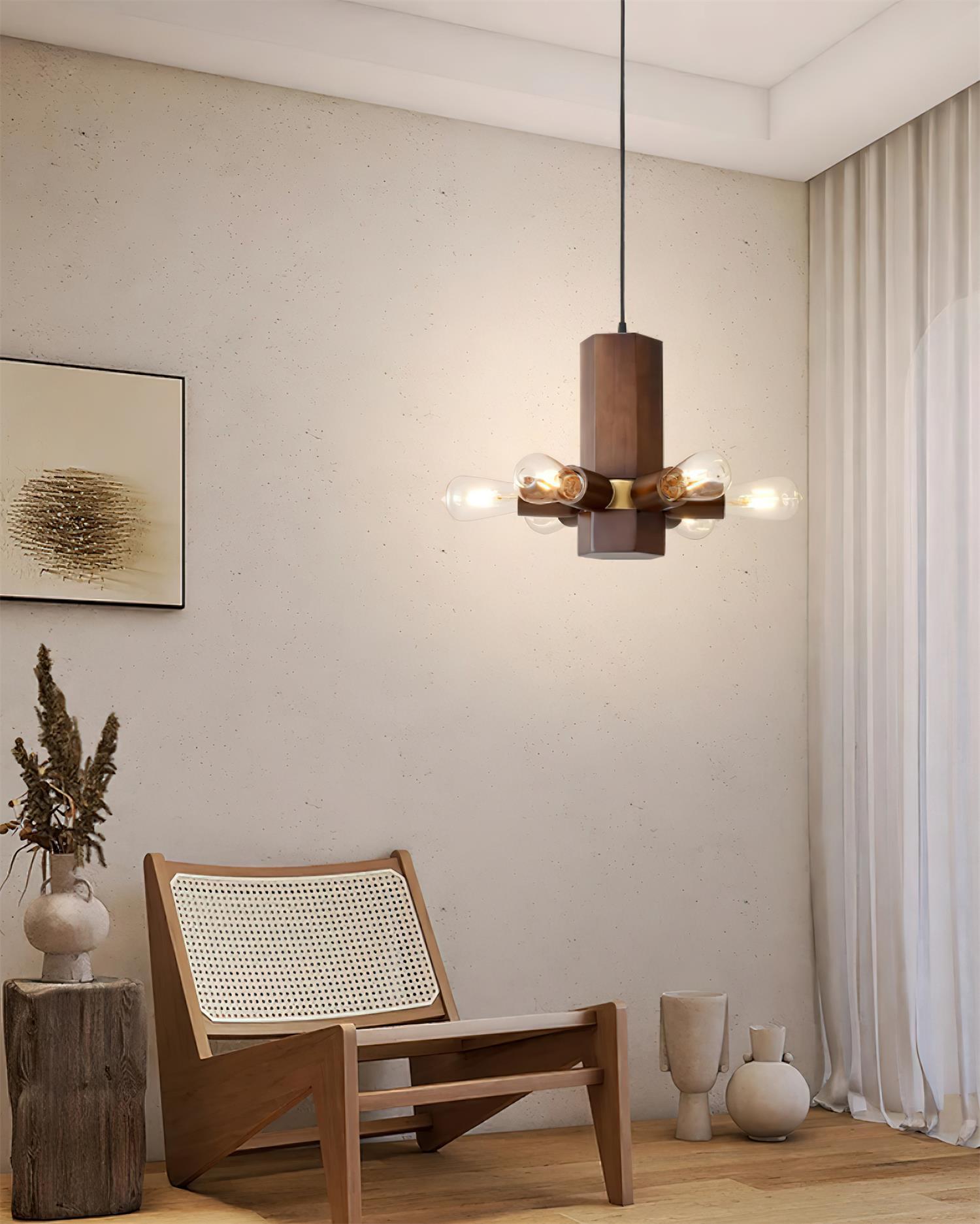 Radia Suspension Bois Exposé Industriel