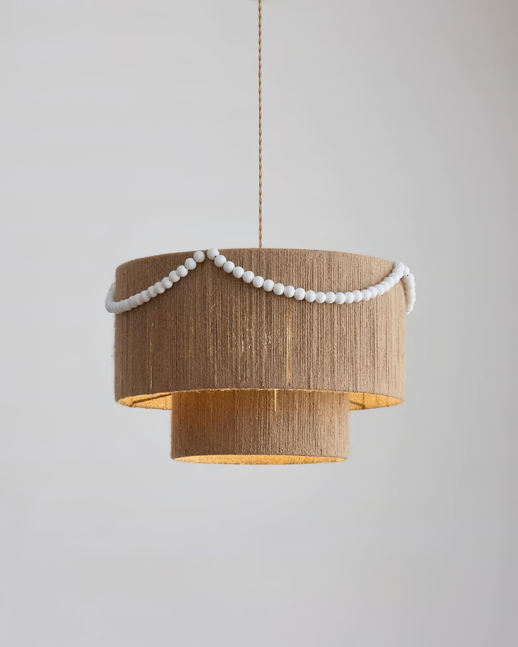 Raffine Suspension Moderne en Bois