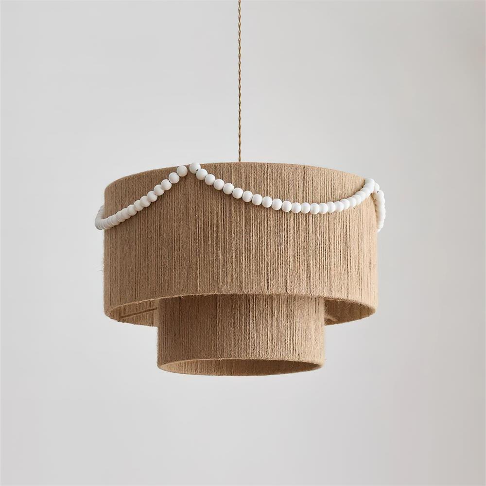 Raffine Suspension Moderne en Bois