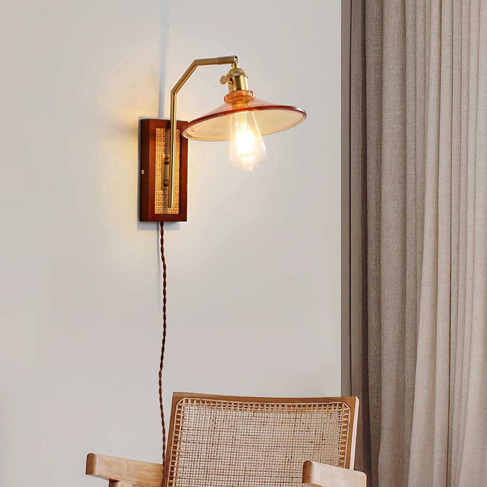 Cusorion Premium Nordic Art Glass Bamboo Wall Lamp