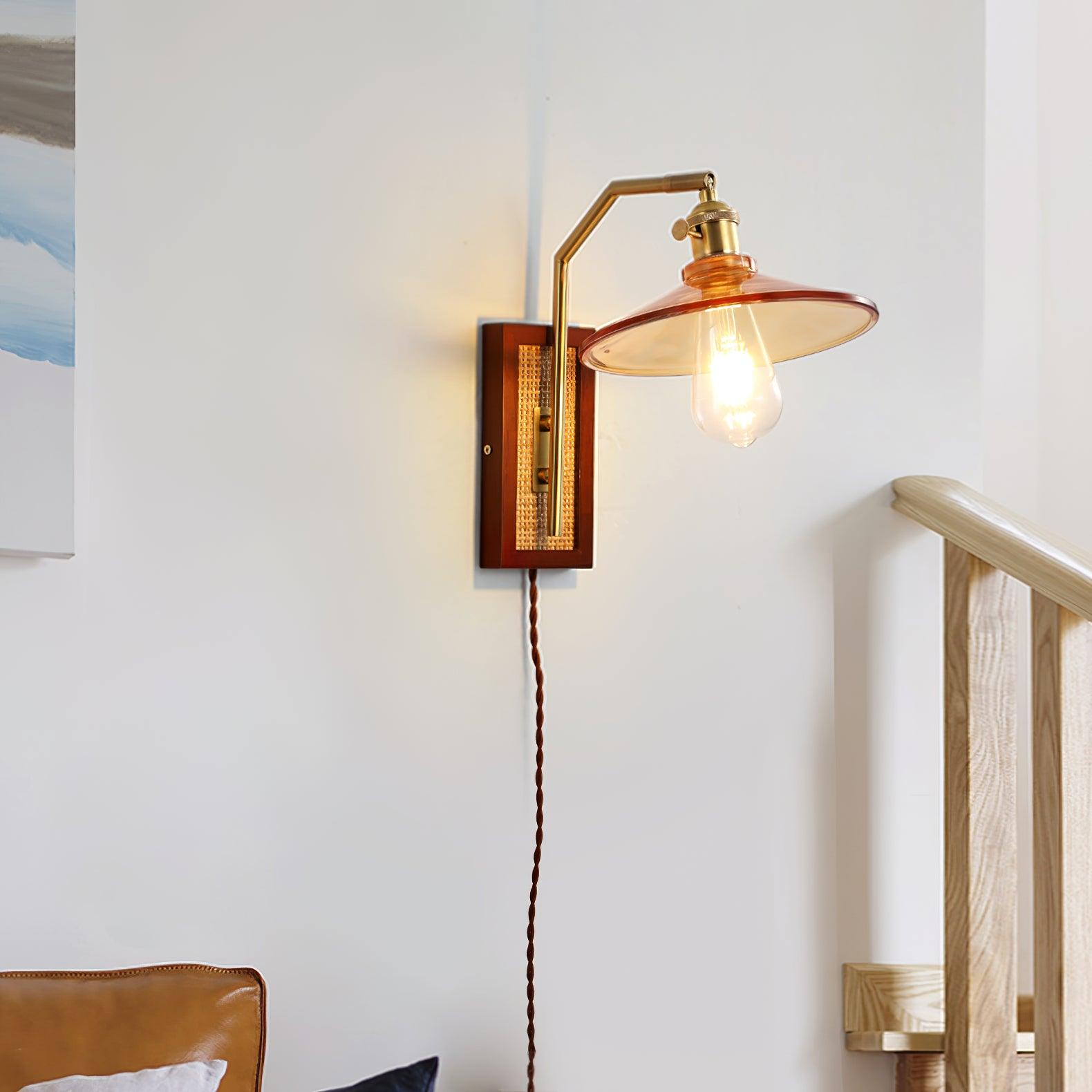 Cusorion Premium Nordic Art Glass Bamboo Wall Lamp