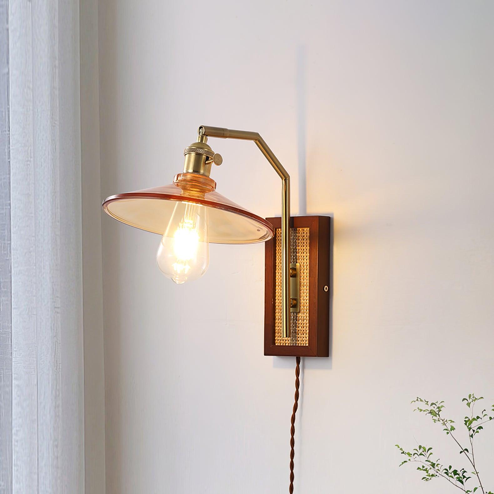 Cusorion Premium Nordic Art Glass Bamboo Wall Lamp